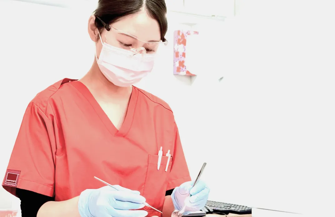 写真:治療の様子